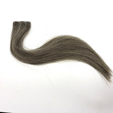 Donna Bella Hybrid Weft 18” #00 Medium Gray Blend 55g Human Hair HALF Pack picture