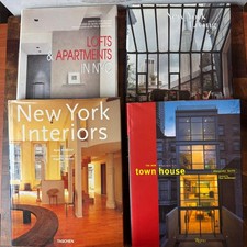 NYC Interiors & Modern Urban Home Design Book Lot 7x Townhouse Lofts Rizzoli picture