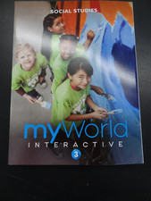 NEW Pearson Savvas myWorld My World Interactive Social Studies Grade 3 as Shown picture
