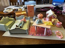 Vintage 1991 Playskool Dollhouse Furniture And Accessories Dad Pieces picture