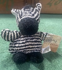 VTG Russ Home Buddies Zippy Zebra NEW Mini Plush Stuffed Animal 2001 #8701 picture