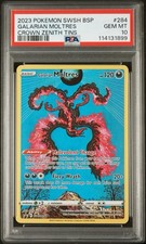 Galarian Moltres SWSH284 SWSH: Sword & Shield Promo Cards Holo PSA 10 picture