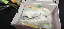 Jordan Air Jordan 3 Mid Top Lace Up Leather Colorblock Sneaker White Pink picture