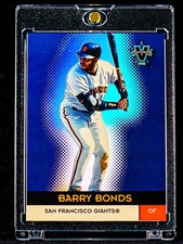 BARRY BONDS REFRACTOR GIANTS INSERT CARD GOAT 756 HR picture