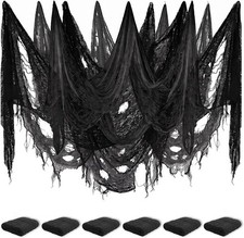 6 Pack Creepy Cloth 30x72 Inch Halloween Spooky Gauze Decor Scary Outdoor picture