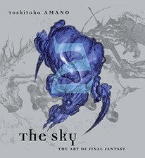 THE SKY: THE ART OF FINAL FANTASY BOOK 2 By Yoshitaka Amano - Hardcover *VG+* picture