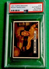 1951 Topps Ringside Boxing #32 Rocky Marciano RC PSA AUTHENTIC ALTERED *CENTERED picture