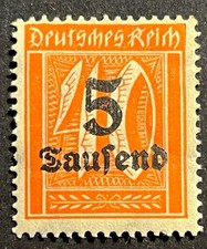 Travelstamps: 1923 Germany Deutsches Reich Scott #242  / Mi:277, 40 Pf.  MOGH picture