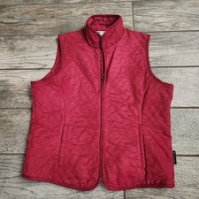 Columbia Sportswear Women's Red Quilted Vest Size M picture