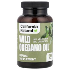 California Natural Wild Oregano Oil 90 Capsules Vegetarian picture
