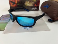 Maui Jim Maui B766-08C Black Sunglasses Blue Polarized picture