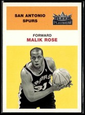 2001-02 Fleer Platinum #138 Malik Rose Anniversary Edition #/201 picture