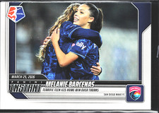 Melanie Barcenas Soccer Card Limited Edition Only 82 Made 2026 San Diego Wave picture