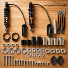 L&R Remote Reservoir Rear Suspensions Shocks For 2014+ Harley Street Road Glide picture