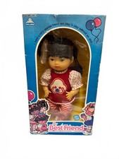 Vintage 1988 Eugene My Best Friend Su Ling Asian Doll 13” New in Worn Box picture