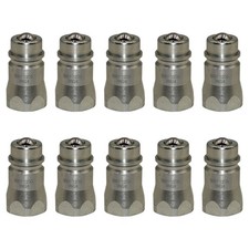 8010-4 10 Pack Male Hydraulic Coupler 1/2