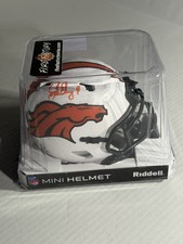 John Elway lunar mini autographed helmet picture