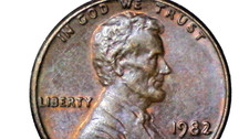 1982 Lincoln Memorial Cent Small Date BN Copper 3.01g DD/DDO/DDR picture