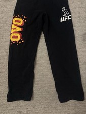 October's Very Own OVO (Drake) x UFC Men's Black Jogger Pants M Cotton Logo picture