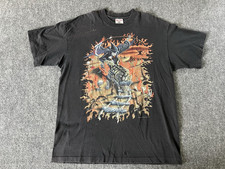 VTG 1994 MEGADETH Youthanasia World Tour Shirt Train of Consequences Sof-Tee XL picture