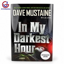 Dave Mustaine- In My darkest Hour- 1st/First Ed- Signed/Autographed Book- New picture