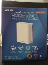 ASUS ZenWiFi BT8 Brand New, Tri-Band WiFi 7 AiMesh, 14 Gbps, 3000 sq. ft. 1-Pack picture