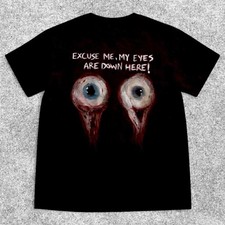 excuse me , my eyes are down here  tshirt _ vintage movie tshirt picture