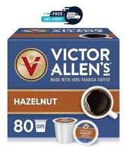 Victor Allen's Coffee Hazelnut Flavored, Medium Roast, 80 Count picture