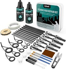 Fishing Rod Repair Kit - 3-In-1 Fishing Pole Complete Supplies Kit for Rod Tips, picture