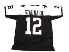UNSIGNED CUSTOM Sewn Stitched Roger Staubach Thanksgiving Jersey - M L XL 2XL 3X picture