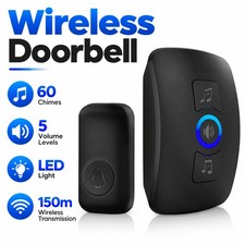 500ft Range Wireless Doorbell Plug In Chime Apartment Front Door Visitor Bell picture