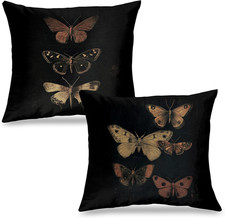 Vintage Victorian Gothic Witchy Moody Throw Pillow Covers Bedroom Decor 18X18 picture