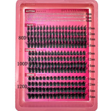 15Rows Lash Clusters Spikes Eyelash Extensions Spiky Lashes Extension Thick Indi picture