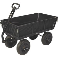Strongway Steel Dump Cart with Removable Liner, 1200-Lb., 9 Cu. Ft. Capacity, picture