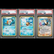 PSA 1 Sequential Squirtle Wartortle Blastoise Reverse Foil EX Crystal Guardians picture