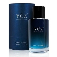 YCZ Lucky Sapphire Men's Eau De perfume 1.7oz(50m) Charm Unfolds fragrance gift picture