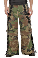 Tripp NYC Darkstreet Camo Chain Jungleland Combat Pants Camo Black Goth AF7650 picture