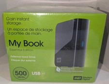 Western Digital External HD 500 GB My Book Essential Edition USB 2.0 (Sealed) picture