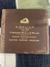 Sibelius  Op. 43- Symphony No. 2, In D Major   Serge Koussevitzky & Boston Symph picture