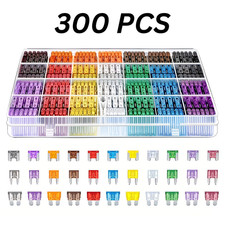 300Pcs Car Fuse Assortment Kit, 160 Mini Blade Fuses Automotive + 90 Standard Au picture