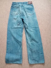 Chimala Straight Leg Denim Jeans Blue 100% Cotton Size 28 W28.3 L27.2 Inches picture