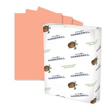 Hammermill Colored Paper, 24lb Salmon Printer Paper, 8.5 x 11-1 Ream, 500 Sheets picture