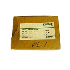 Kimble Kimax 15110 24 mL Specific Gravity Bottle Pycnometer 15110-24 - Set of 2 picture