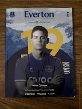Everton v Tottenham 16 Apr 2021 Official Programme James Rodriguez picture