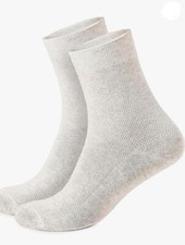 Special Thin Breathable Organic Linen Socks for Men, Set - 5 Pairs, Size 12-14 picture