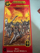 1988 Grenadier Fantasy Warriors Orc Giant Wolf Riders Metal Boxed Nick Lund OOP picture
