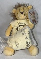 Demdaco Lion Plush Baby Toy 6-9 Mo Outfit Pride & Joy Plush Gift Yellow NWT picture