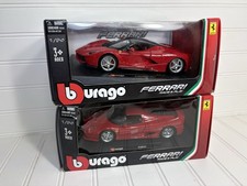 BURAGO (2) Ferrari’s Race&Play  Series (1)F-50  also (1) Lafarrari. 1/24 DIECAST picture