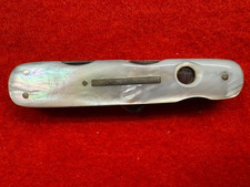 SCARCE 19TH C GEORGE BUTLER, SHEFFIELD MOP SCALED SMOKER’S KNIFE  (392) picture