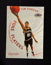 TIM DUNCAN 1999-00 SKYBOX NBA HOOPS PURE PLAYERS #1 PP SPURS 032/500 picture